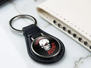 Custom Leather Keychains High-End Material Style